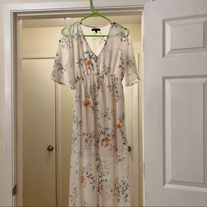 white garden party dress sz S